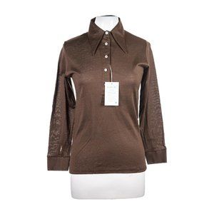Ship'n Shore Blouses MED Brown